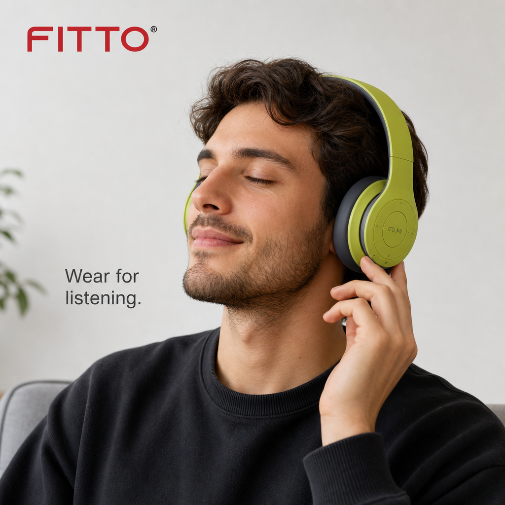 120 Pieces Wireless Over-Ear Headphones, Green, 1 Piece