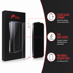 96 Pieces 5D Tempered Glass Screen Protectors for iPhone 13 Pro, ESD Anti-Static, 1 Pack