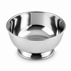 144 Pieces Stainless Steel Deep Footed Bowl, 9 cm