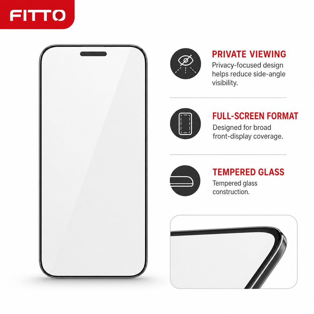 120 Pieces Full-Screen Privacy Tempered Glass Screen Protectors for iPhone 14 Pro