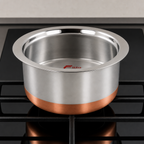 72 Pieces Stainless Steel Cooking Pan with Copper Bottom, 20 cm