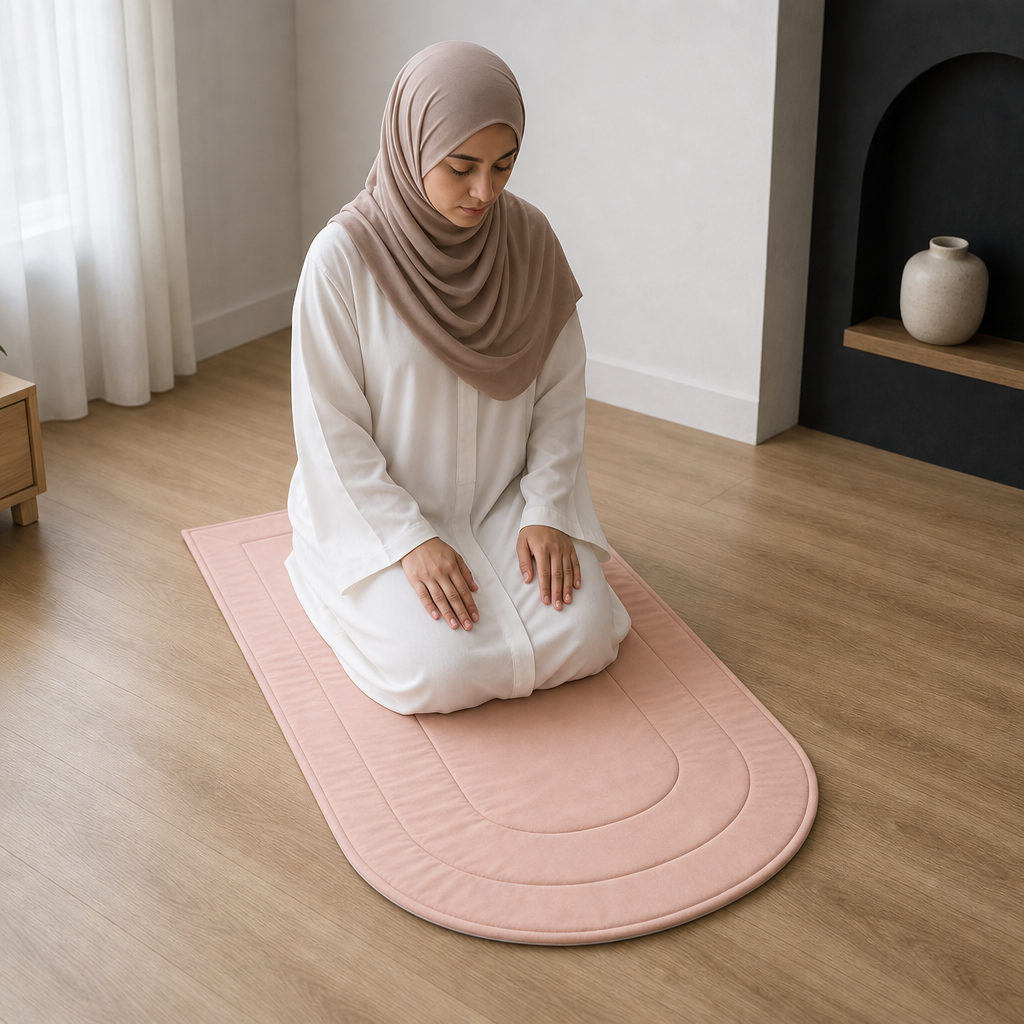 72 Pieces Foam Prayer Mats, Padded Rectangular Prayer Rug with Mihrab Design, Single Mat, 45 x 32 x 10 cm