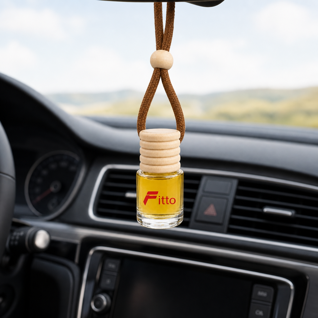 144 Pieces Hanging Bottle Air Freshener, Oud Scent, Compact Vehicle Fragrance Accessory, 8 x 4 x 4 cm