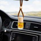 144 Pieces Hanging Bottle Air Freshener, Oud Scent, Compact Vehicle Fragrance Accessory, 8 x 4 x 4 cm