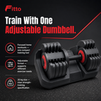 48 Pieces Adjustable Dumbbells for Home Strength Training, 20 kg