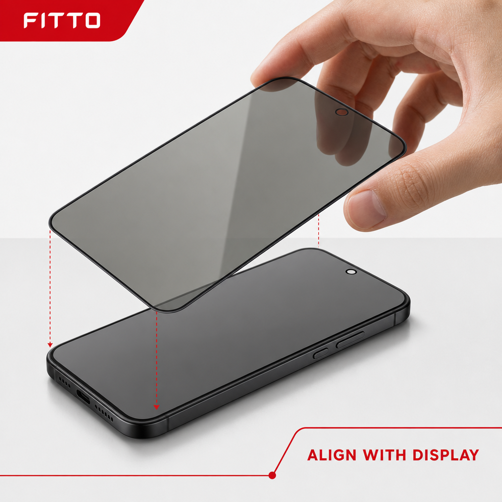 144 Pieces 5D Privacy Tempered Glass Screen Protectors for A16 4G, 9H Hardness