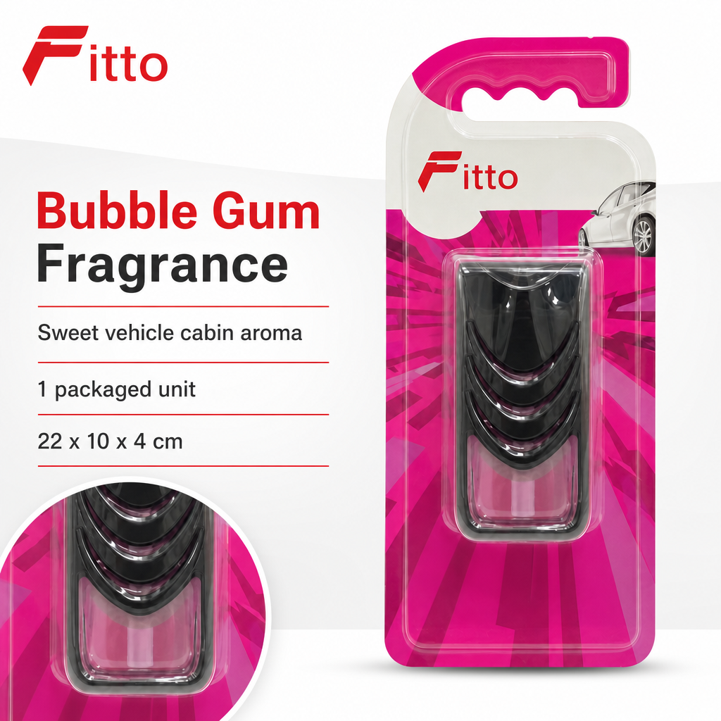 96 Pieces Car Air Fresheners Speed Bubble Gum Scent, Pink Retail Pack, 1 Piece