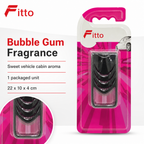 96 Pieces Car Air Fresheners Speed Bubble Gum Scent, Pink Retail Pack, 1 Piece