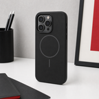 120 Pieces Silicone Magnetic Phone Cases with Raised Camera Protection for 13-Series Smartphone, Black