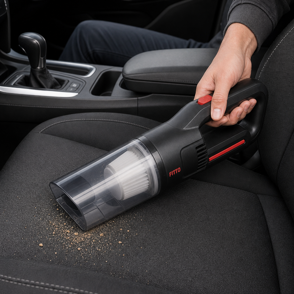 72 Pieces Handheld Car Vacuum Cleaners, Black, Compact Interior Cleaning Appliance, 1 Piece