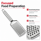 96 Pieces Stainless Steel Hand Grater, 30 cm Kitchen Food Preparation Tools