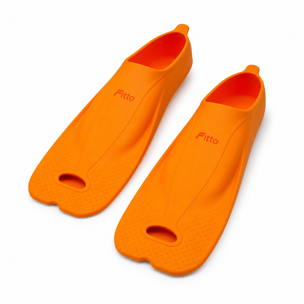 48 Pieces Swimming Fins for Training, Full-Foot Design, Textured Sole, Size XS EU 34–36