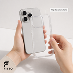 144 Pieces Clear Phone Cases with Raised Camera Frame for 13 Pro, Transparent Slim Cover