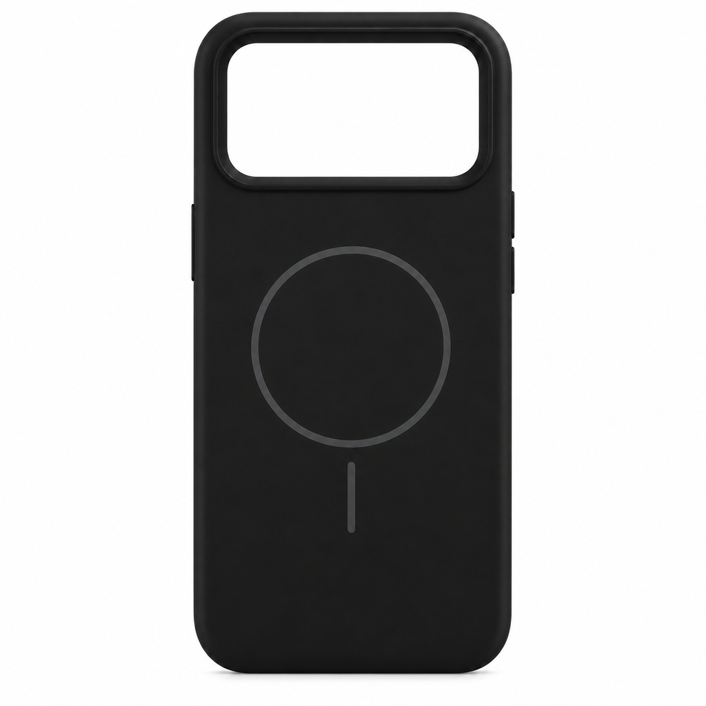 120 Pieces Magnetic Phone Cases with Raised Camera Protection, Silicone Design, Black