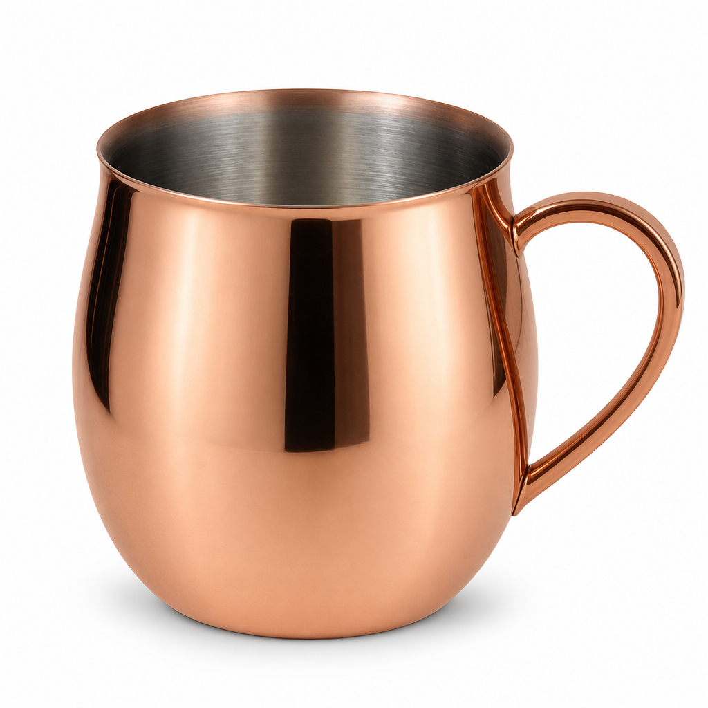 72 Pieces Copper-Finish Stainless Steel Mug with Handle, 1 Piece, 14 x 12 x 10 cm