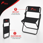 72 Pieces Folding Steel Chair with Black Fabric Seat and Backrest, Single Chair for Home, Office or Events