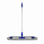 60 Pieces Flat Mop with Telescopic Aluminium Handle, 60 cm Cleaning Head