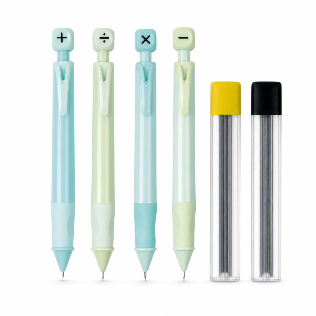120 Pieces Mechanical Pencils with 0.7 mm Lead Refill, Symbol Top, 2-Pack