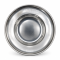120 Pieces Stainless Steel Round Serving Plate with Wide Rim, 24 cm, 1 Piece