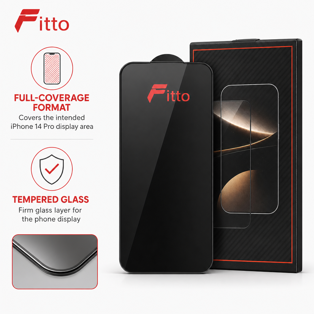 240 Pieces Screen Protectors for iPhone 14 Pro, 9D Anti-Static Dustproof Tempered Glass, Full Coverage