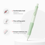 72 Pieces Mechanical Pencil, 0.7 mm Lead, Soft Grip, Pastel Colour, 13.2 cm, Single Writing Instruments