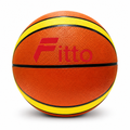 96 Pieces Basketball Size 7 Orange, Single Ball for Practice and Recreational Play