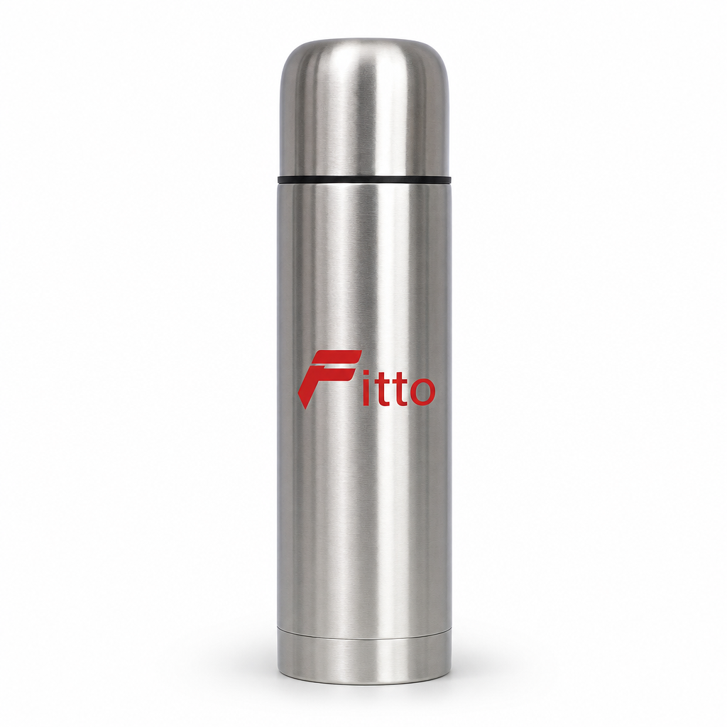 96 Pieces Steel Water Bottle, 500 ml Silver Cylindrical Drinkwares for Daily Hydration