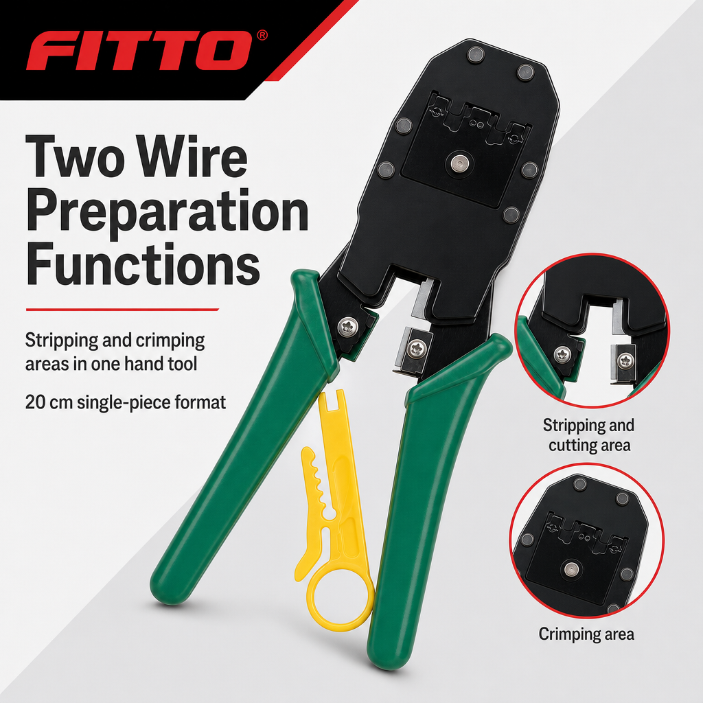 96 Pieces Wire Stripping & Crimping Plierses, 20 cm, Black Green Yellow, 1 Piece