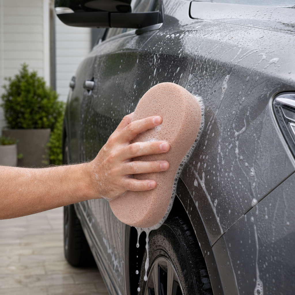 120 Pieces Super Sudsing Car Wash Sponge, 21 x 12 x 6 cm, Single Sponge for Vehicle Cleaning