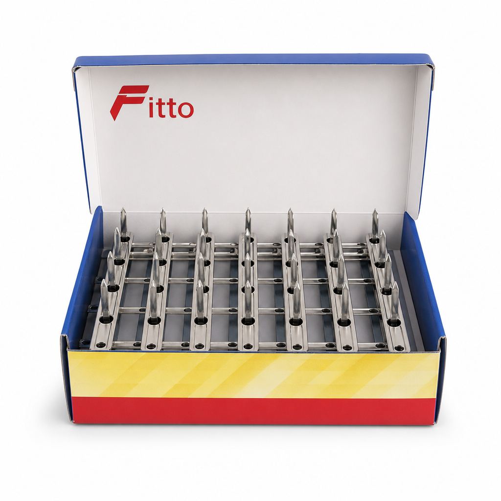 144 Pieces Metal File Fasteners, 8 cm, 50 Sets