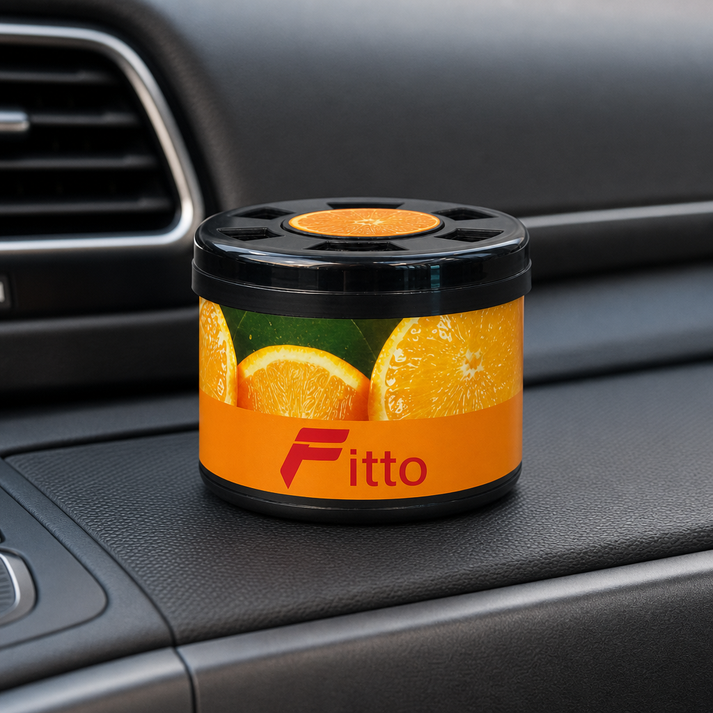 120 Pieces Car & Home Air Freshener, Orange Scent, 90g Jar