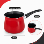 96 Pieces Red Non-Stick Coffee Cup, 14 cm, Single Piece