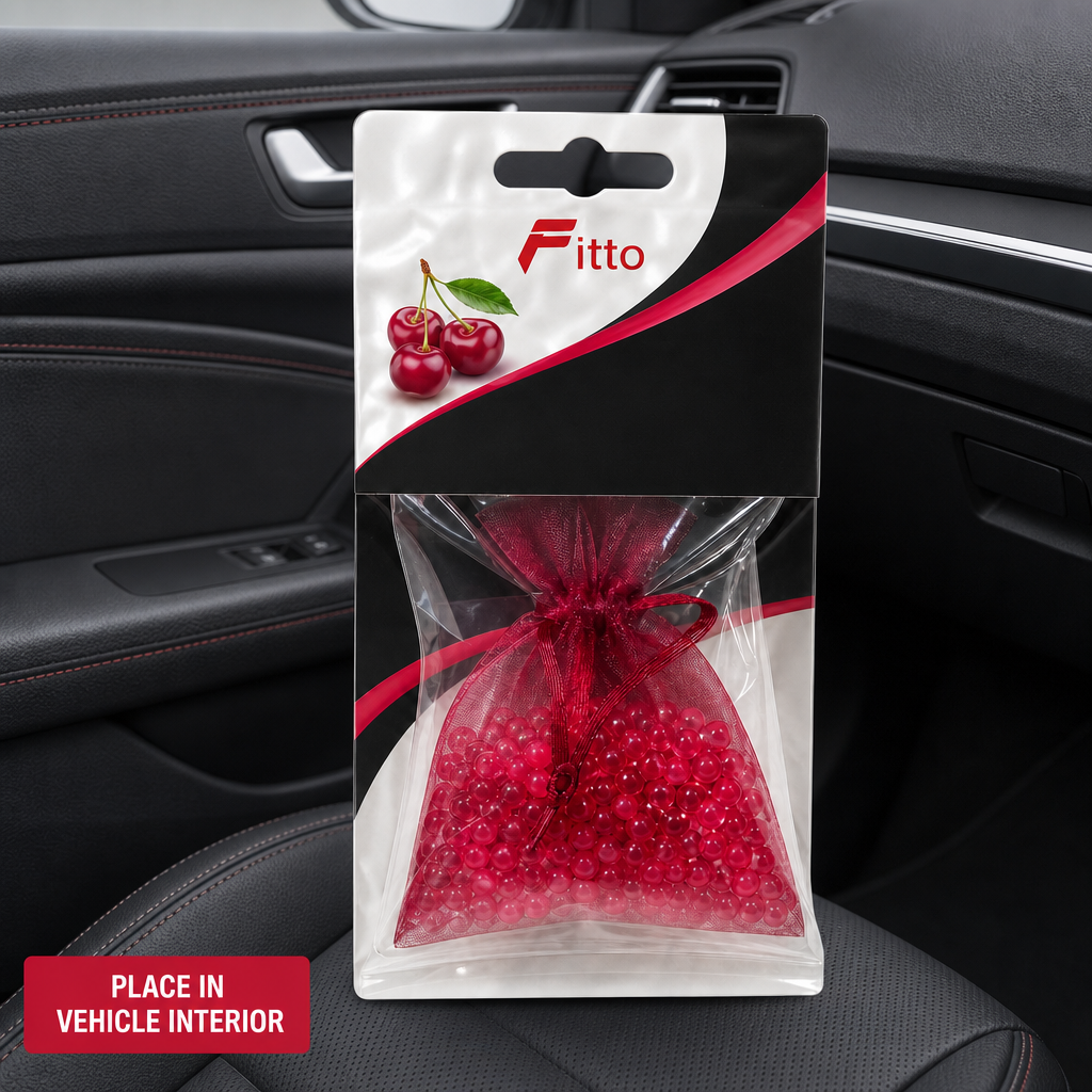 96 Pieces Car Air Fresheners Fresh Bag, Cherry Scent, Perfumed Granules, 100 g
