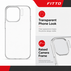 144 Pieces Crystal Clear Phone Cases with Raised Camera Frame for Ultra Smartphone, Transparent Slim Cover