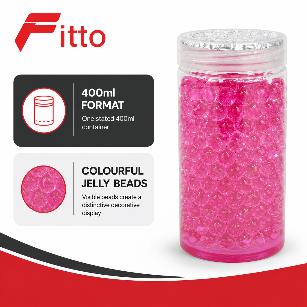 96 Pieces Jelly Bead Home Air Fresheners, Fruits, 400ml