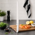 96 Pieces Kitchen Knives, 12 Inch Long Blade with White PVC Handle, 1 Piece
