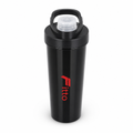 96 Pieces Sports Water Bottles, Black Bottle with Screw Cap and Carry Handle, 27 x 10 x 10 cm