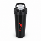 96 Pieces Sports Water Bottles, Black Bottle with Screw Cap and Carry Handle, 27 x 10 x 10 cm