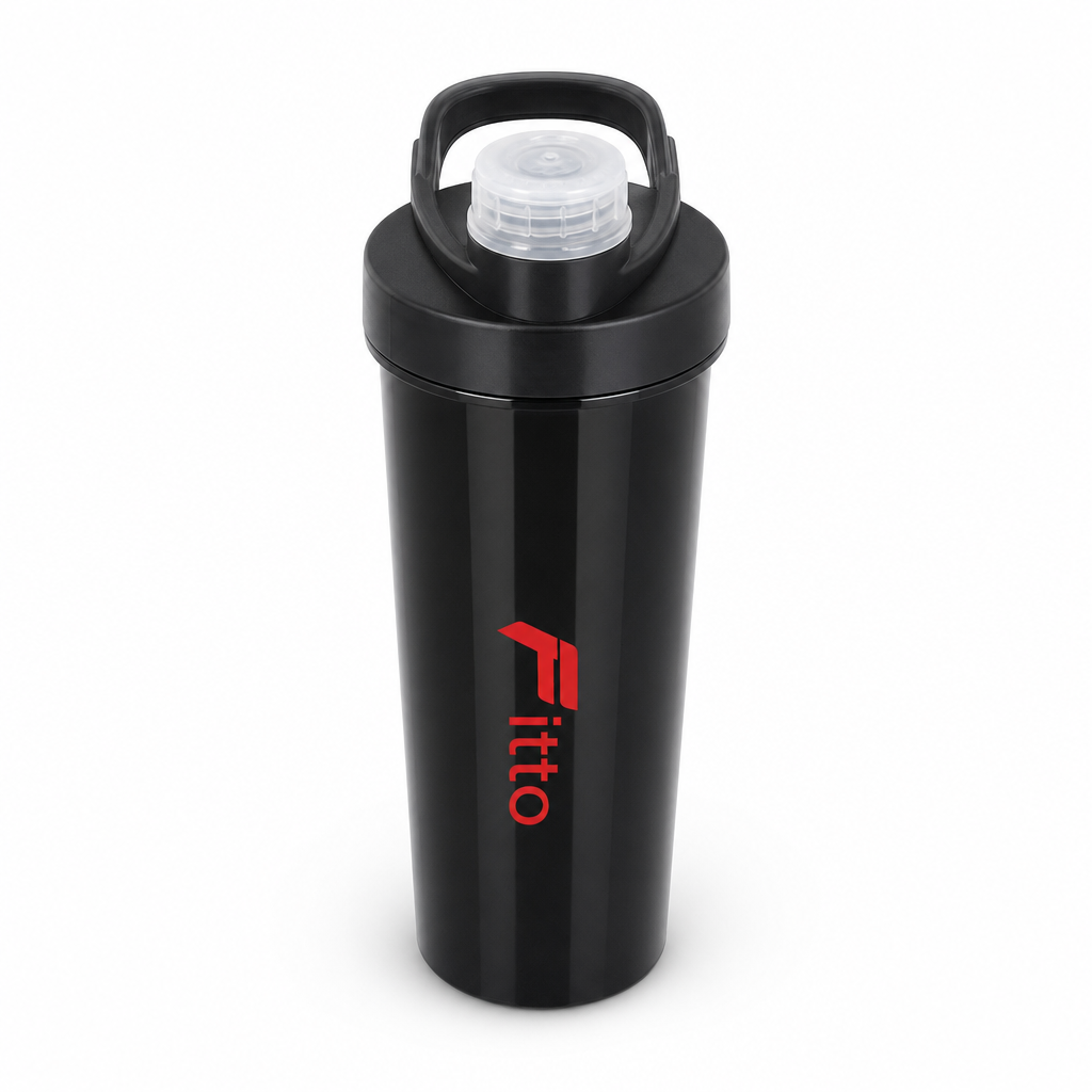 96 Pieces Sports Water Bottles, Black Bottle with Screw Cap and Carry Handle, 27 x 10 x 10 cm