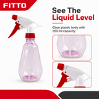 240 Pieces 350 ml Plastic Trigger Spray Bottle, Assorted Colour, 1 Piece