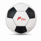 72 Pieces Football Size 5, Black and White Classic Panel Design, Single Ball