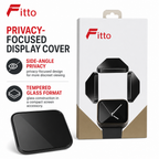 120 Pieces Privacy Tempered Glass Screen Protectors, Black, 360-Degree Viewing-Angle Design