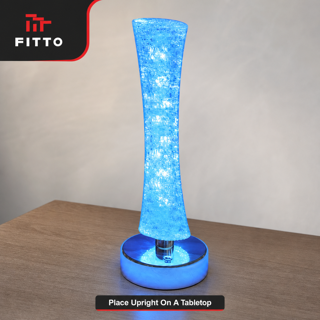 72 Pieces Multicolour LED Christmas Tree Table Lamps, Festive Atmosphere Decor, 33 cm