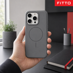 120 Pieces Silicone Magnetic Phone Cases with Raised Camera Protection for Pro Smartphone, Gray