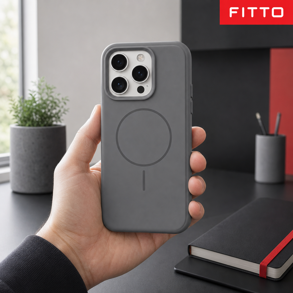 120 Pieces Silicone Magnetic Phone Cases with Raised Camera Protection for Pro Smartphone, Gray