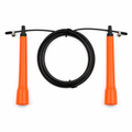 96 Pieces Jump Ropes for Cardio and Fitness, Black Rope with Orange Handles, Single Exercise Skipping Rope