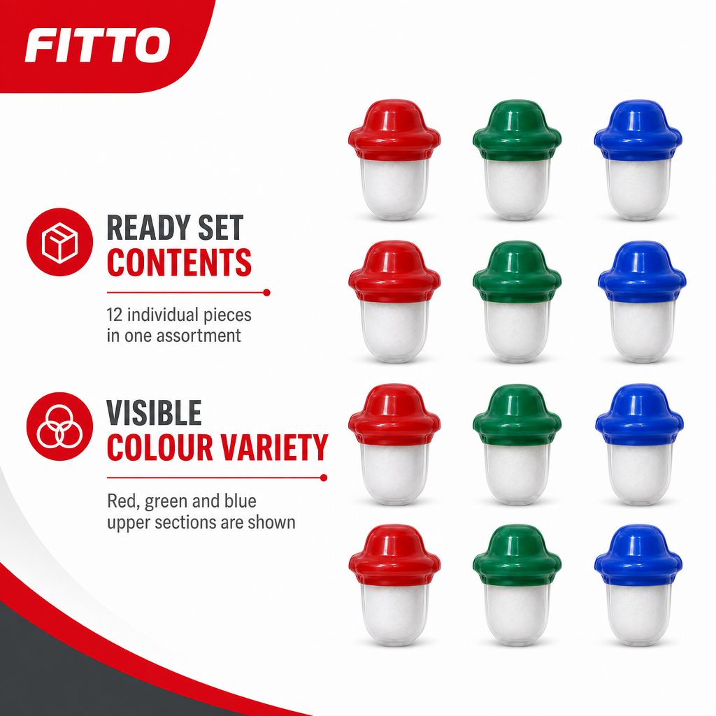 96 Pieces Tap Water Filters, Assorted Colour Set, 12 Pieces