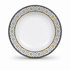 144 Pieces Melamine Soup Plate, 7 Inch, Round Floral Pattern Tablewares
