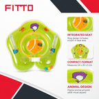 120 Pieces Inflatable Swimming Ring with Seat, Animal Design, 24 x 20 x 5 cm