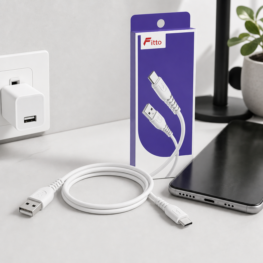 240 Pieces USB Charging Cables, Assorted Connector Versions, 1 m